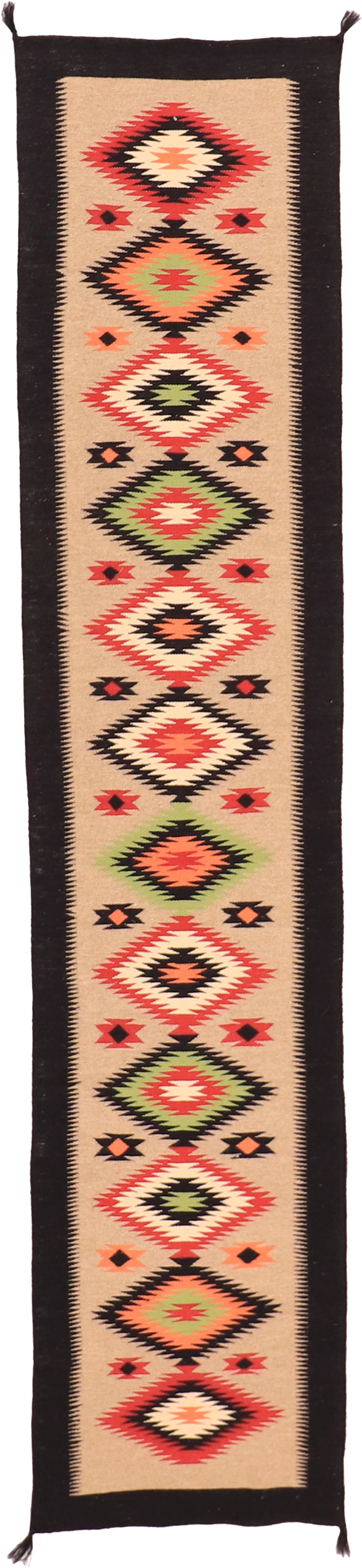 W 2.6 - L 11.11 Kilim 100% Wool Hand-Woven Runner - 63605