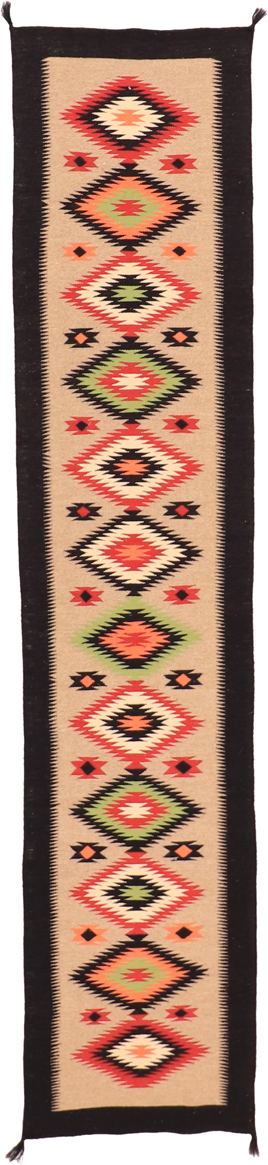 W 2.6 - L 11.11 Kilim 100% Wool Hand-Woven Runner - 63605
