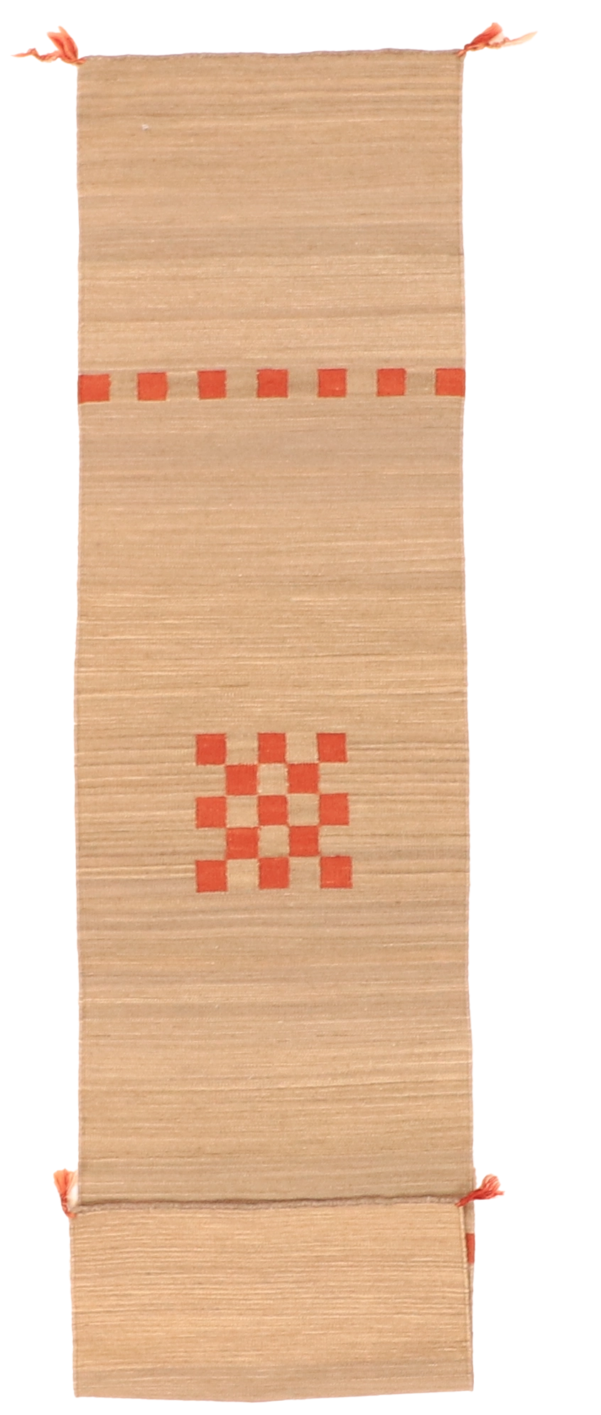 W 2 - L 8.1 Kilim 100% Wool Hand-Woven Runner - 63617