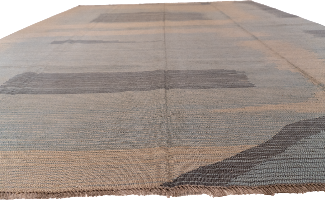 W 8.1 L 10 Kilim 100% Wool Hand-Woven All-Over Design - 63658