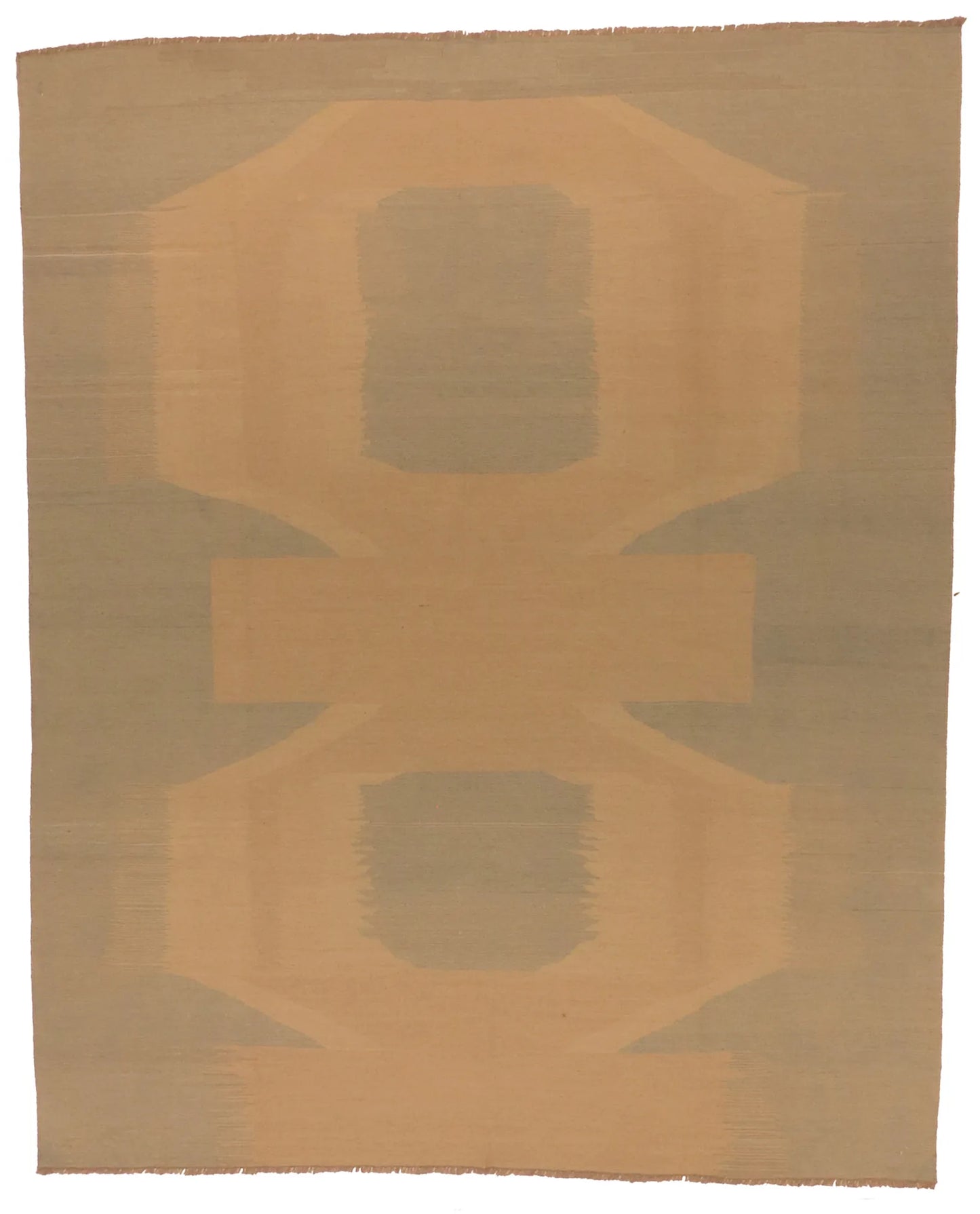 8.1 x 10 - Kilim Fine/Wool Modern Rectangle - Finest Hand-Made Quality Wool — 63659