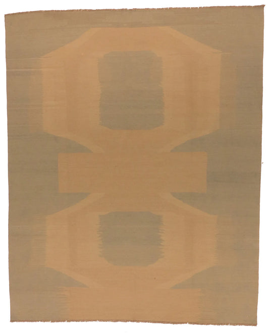 8.1 x 10 - Kilim Fine/Wool Modern Rectangle - Finest Hand-Knotted Quality Wool — 63659