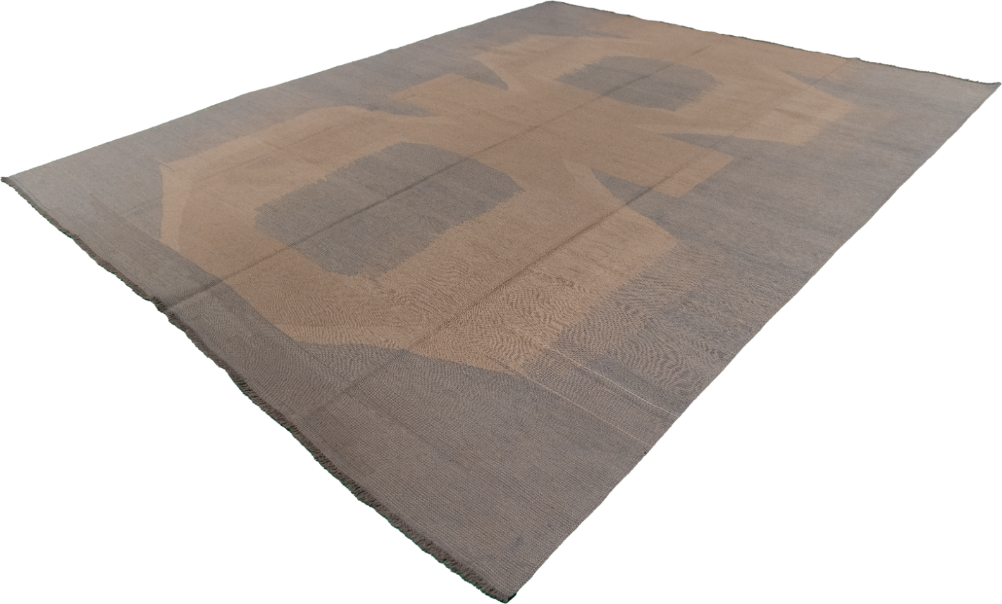 W 8.1 L 10 Kilim 100% Wool Hand-Woven Modern Design - 63659