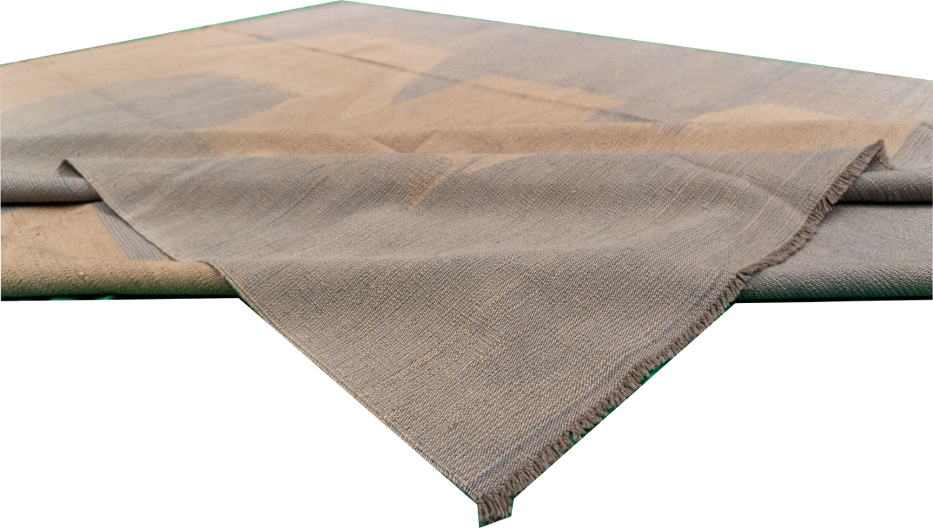 W 8.1 L 10 Kilim 100% Wool Hand-Woven Modern Design - 63659