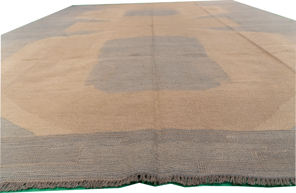 W 8.1 L 10 Kilim 100% Wool Hand-Woven Modern Design - 63659