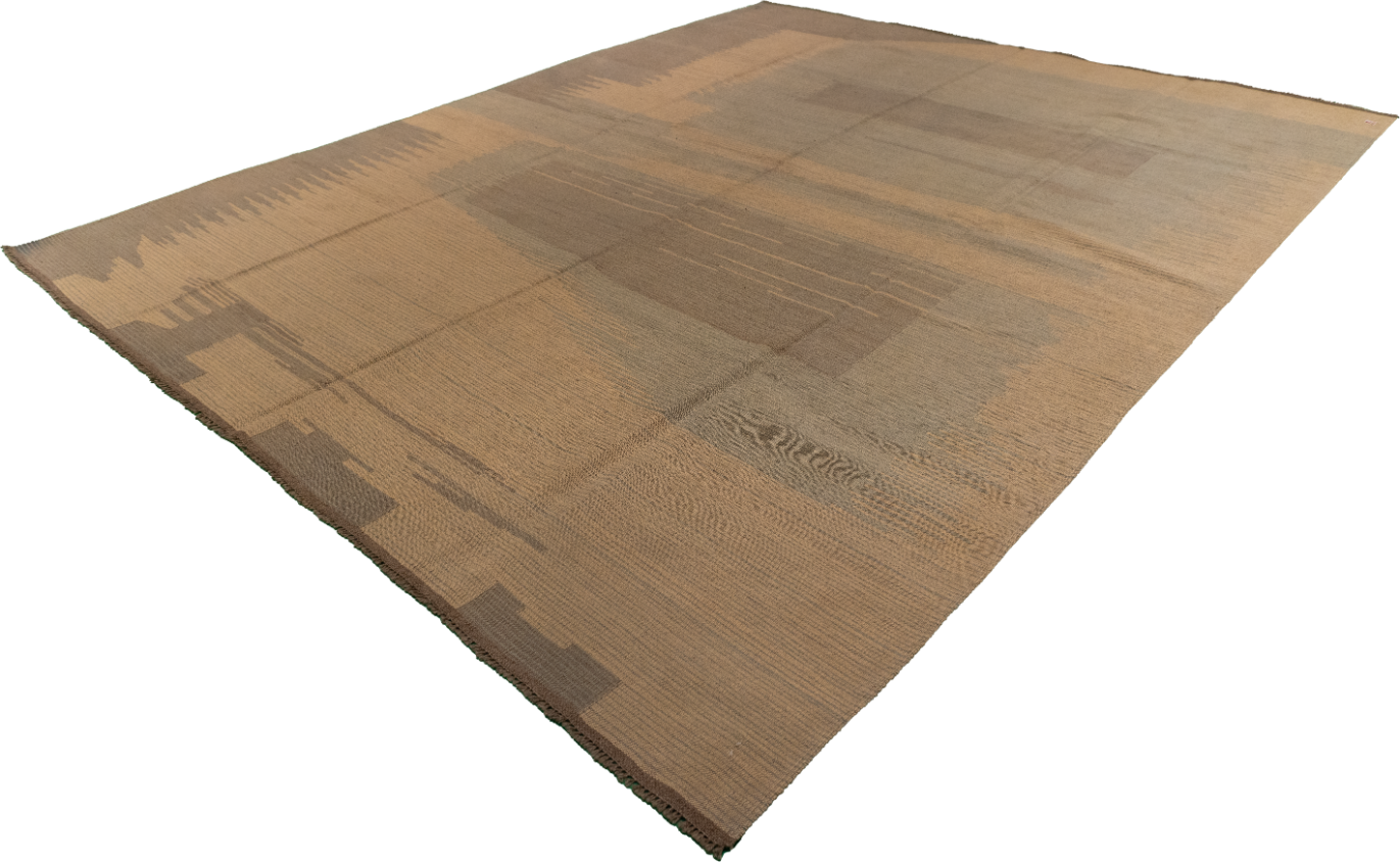 W 8.2 L 10 Kilim 100% Wool Hand-Woven Modern Design - 63660
