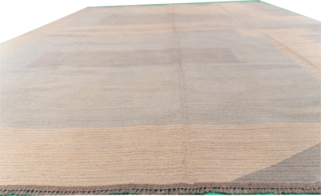 W 8.2 L 10 Kilim 100% Wool Hand-Woven Modern Design - 63660