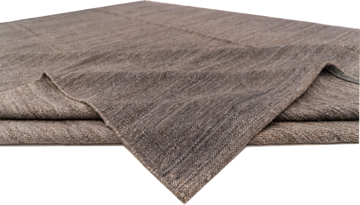 W 9.9 - L 12.9 - Kilim Fine/Wool Modern Rectangle - Finest Hand-Made Quality Wool - 63661