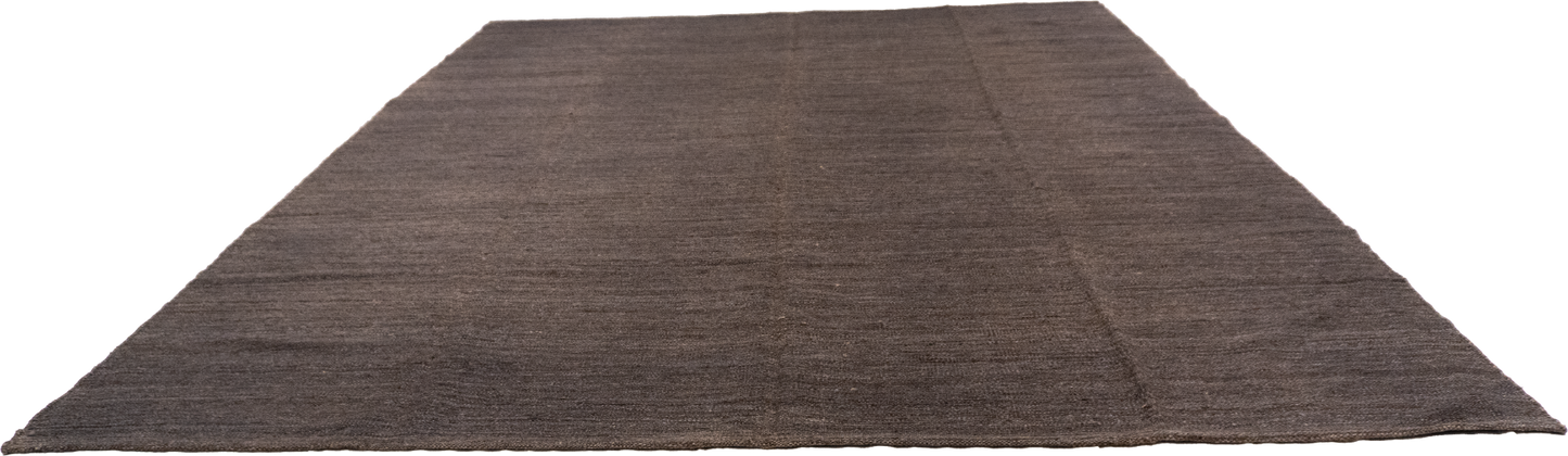 W 9.9 - L 12.9 - Kilim Fine/Wool Modern Rectangle - Finest Hand-Made Quality Wool - 63661