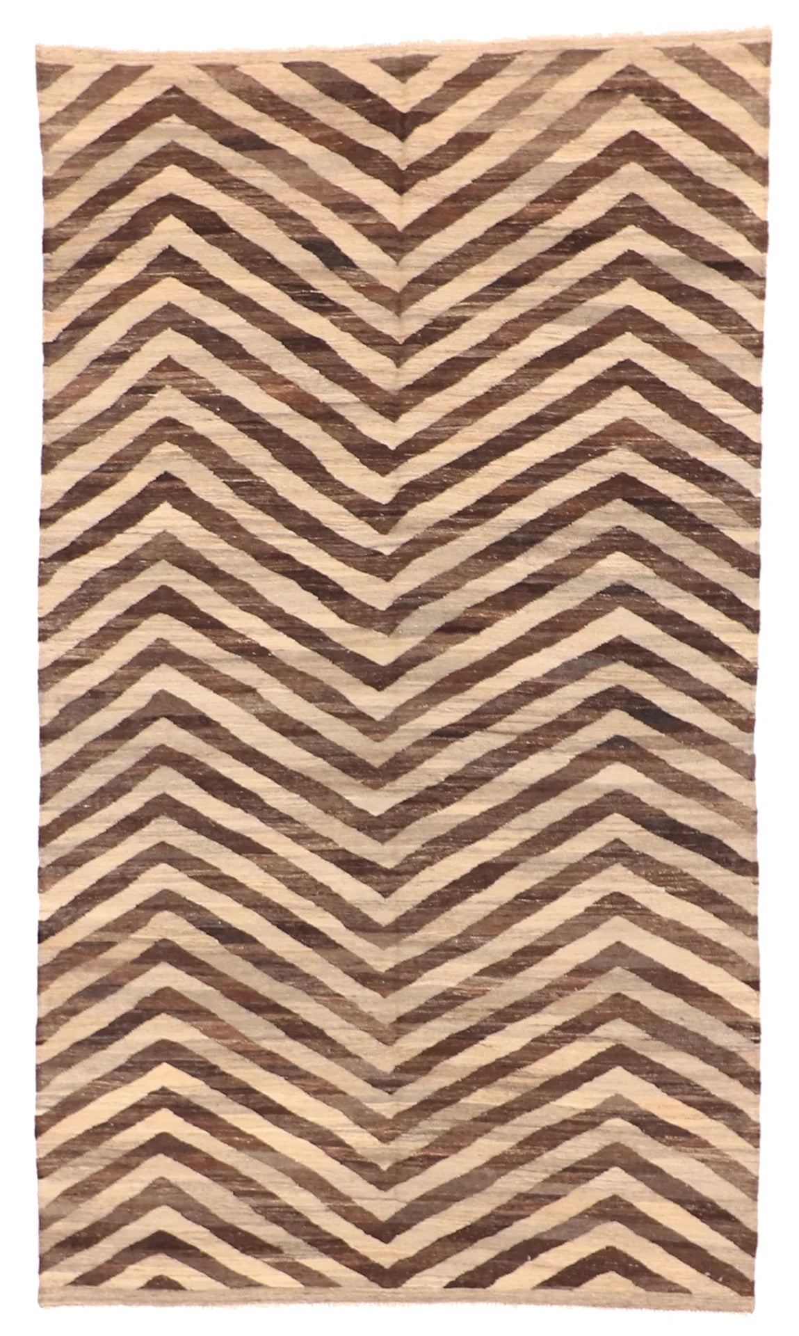 5.7 x 9.8 - Kilim Fine/Wool Modern Rectangle - Finest Hand-Made Quality Wool — 63666