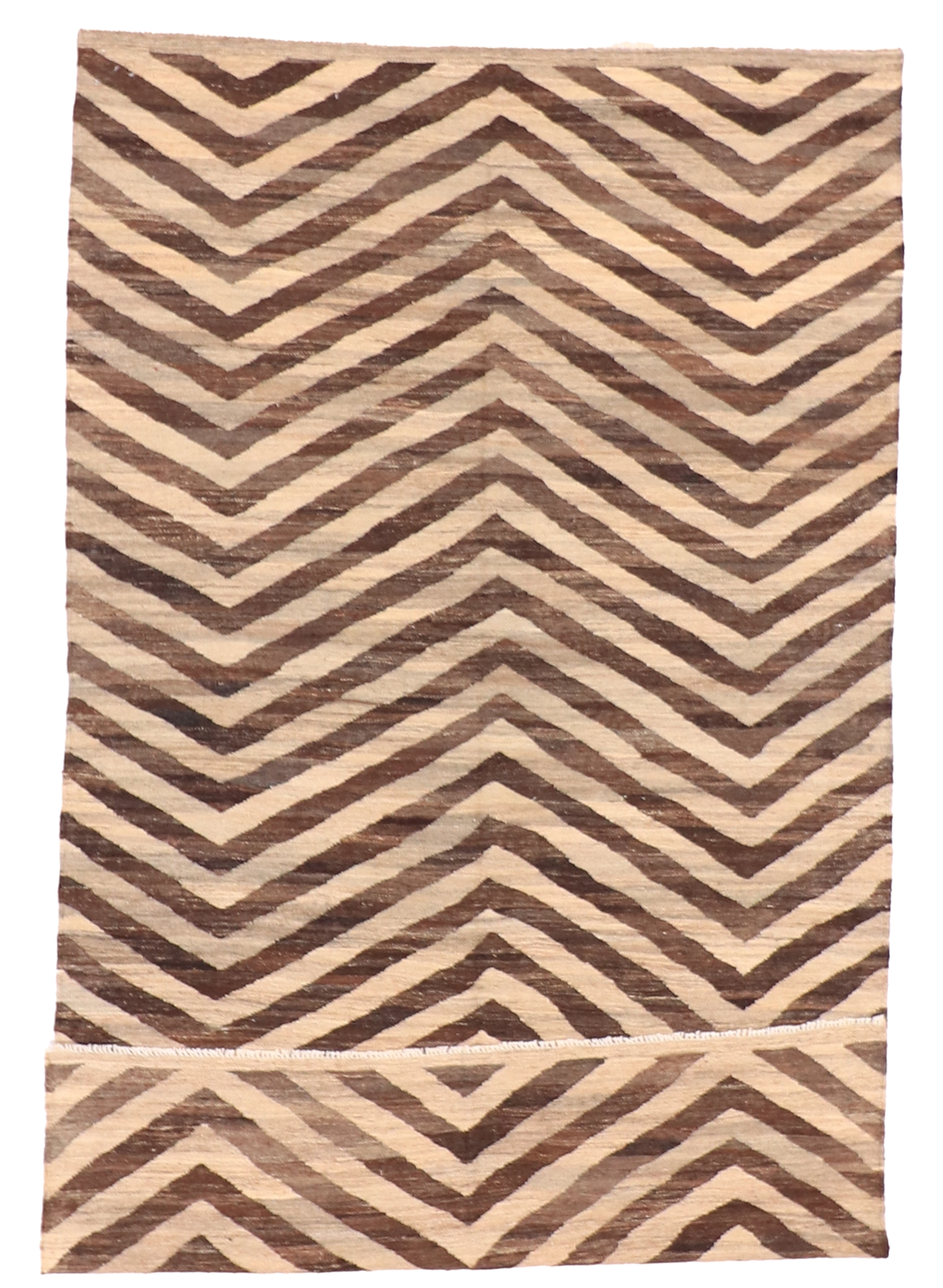W 5.7 L 9.8 Kilim 100% Wool Hand-Woven All-Over Design - 63666