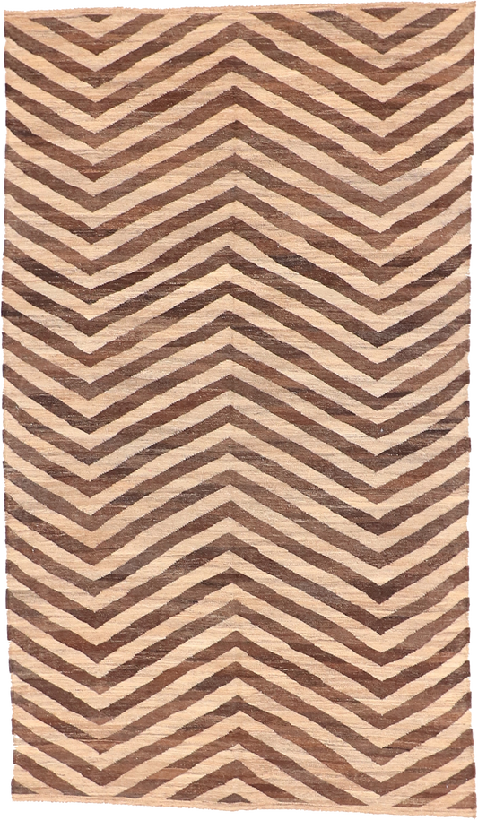 W 5.8 L 9.9 Kilim 100% Wool Hand-Woven All-Over Design - 63667