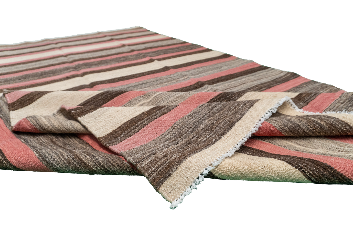 W 5.5 L 9.6 Kilim 100% Wool Hand-Woven Modern Design - 63676