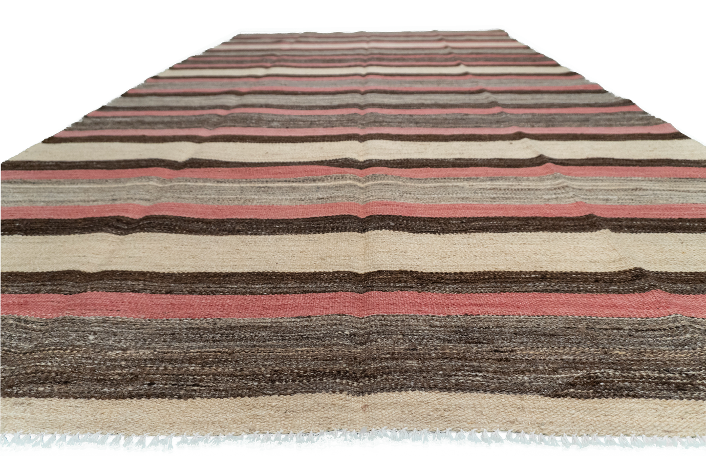 W 5.5 L 9.6 Kilim 100% Wool Hand-Woven Modern Design - 63676