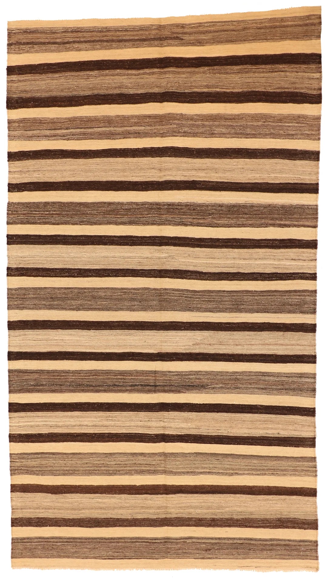 5.5 x 9.10 - Kilim Fine/Wool Modern Rectangle - Finest Hand-Made Quality Wool — 63678