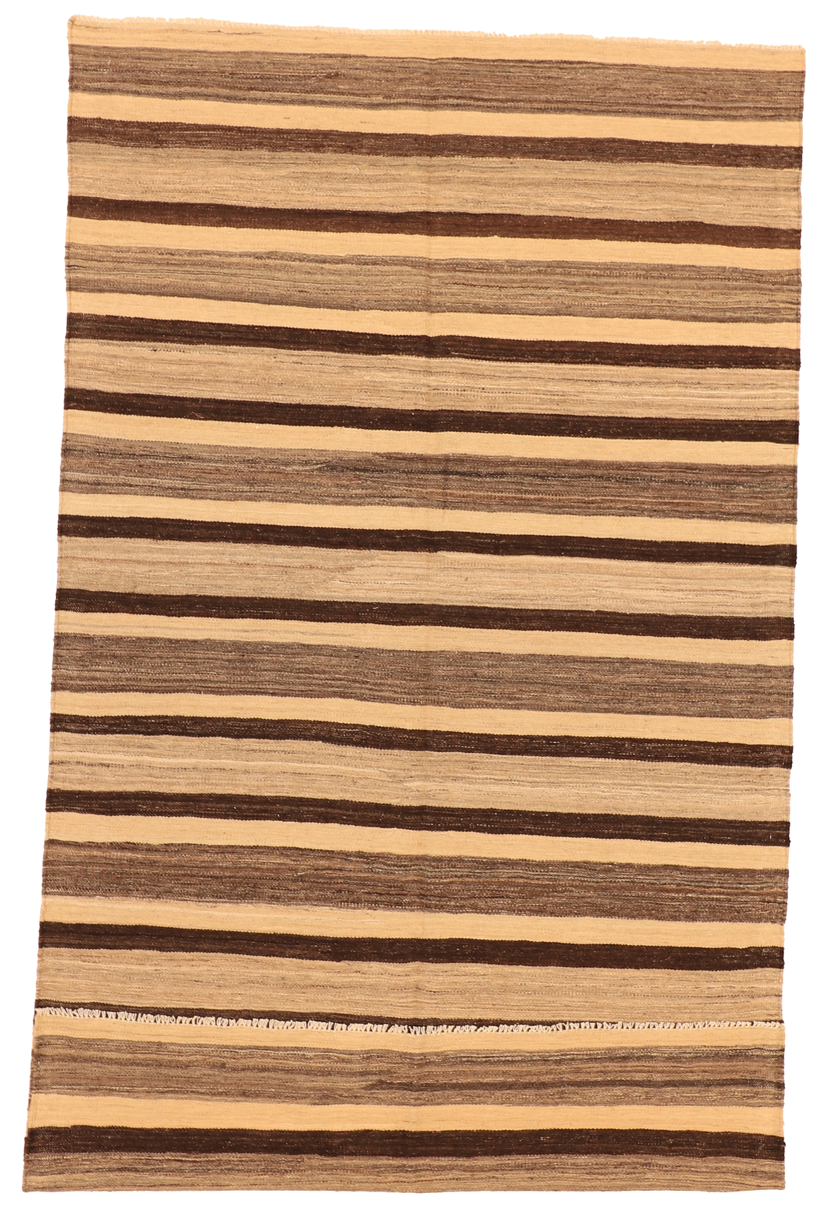 W 5.5 L 9.10 Kilim 100% Wool Hand-Woven Gallery Rug - 63678