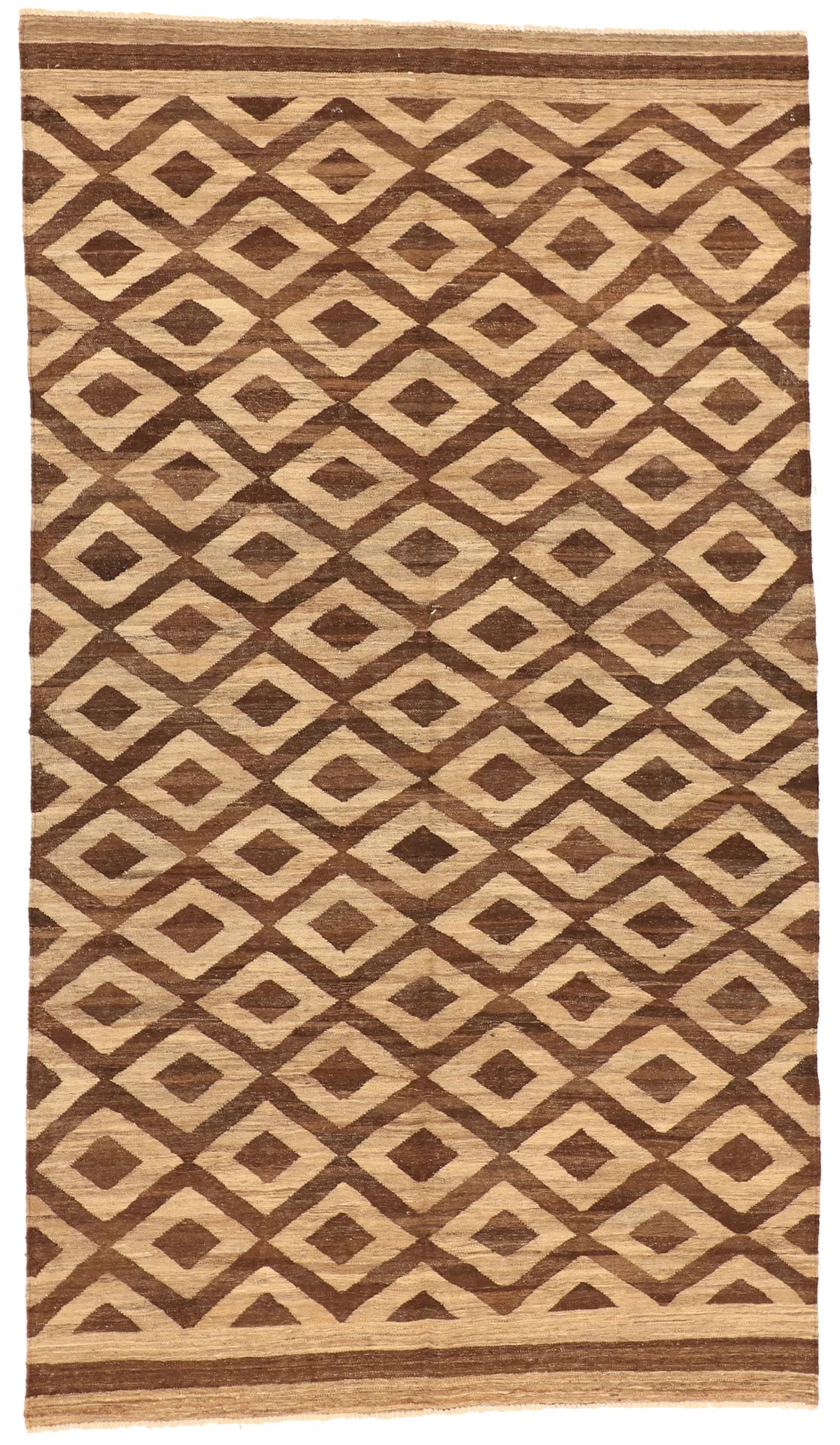 5.6 x 5.6 - Kilim Fine/Wool Modern Rectangle - Finest Hand-Made Quality Wool — 63679