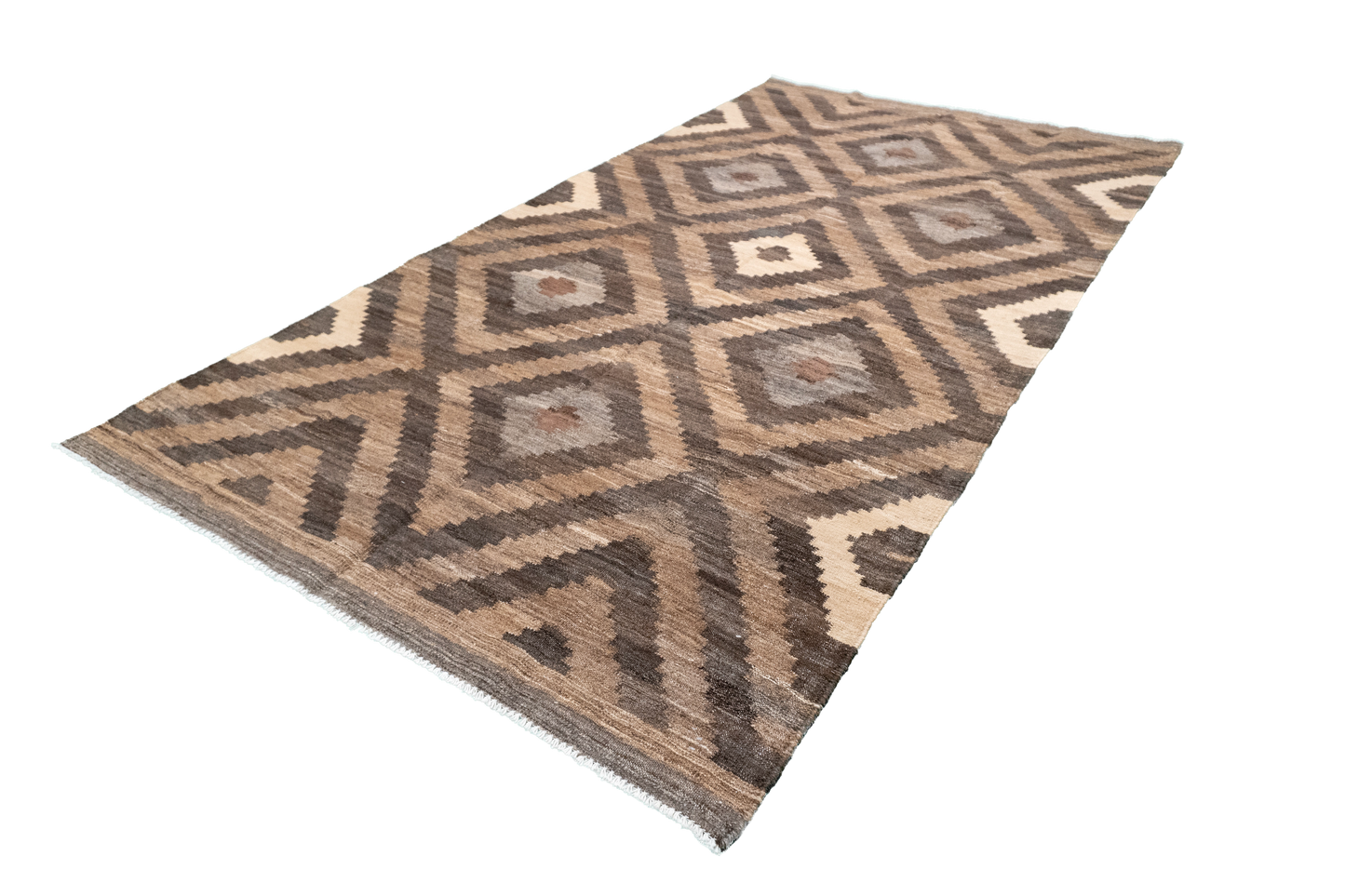 W 5.3 L 9.10 Kilim 100% Wool Hand-Woven Modern Design - 63686