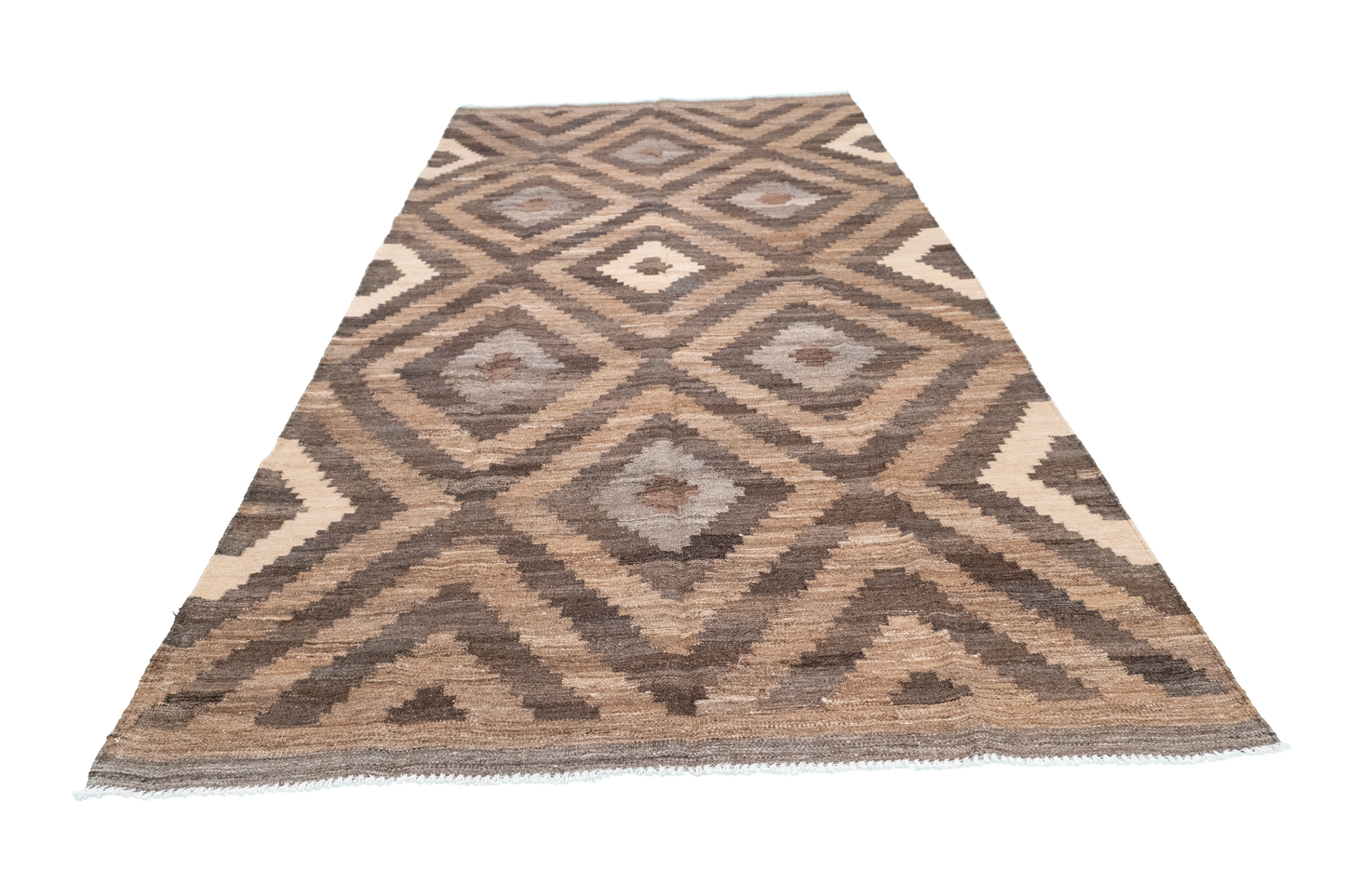 W 5.3 L 9.10 Kilim 100% Wool Hand-Woven Modern Design - 63686