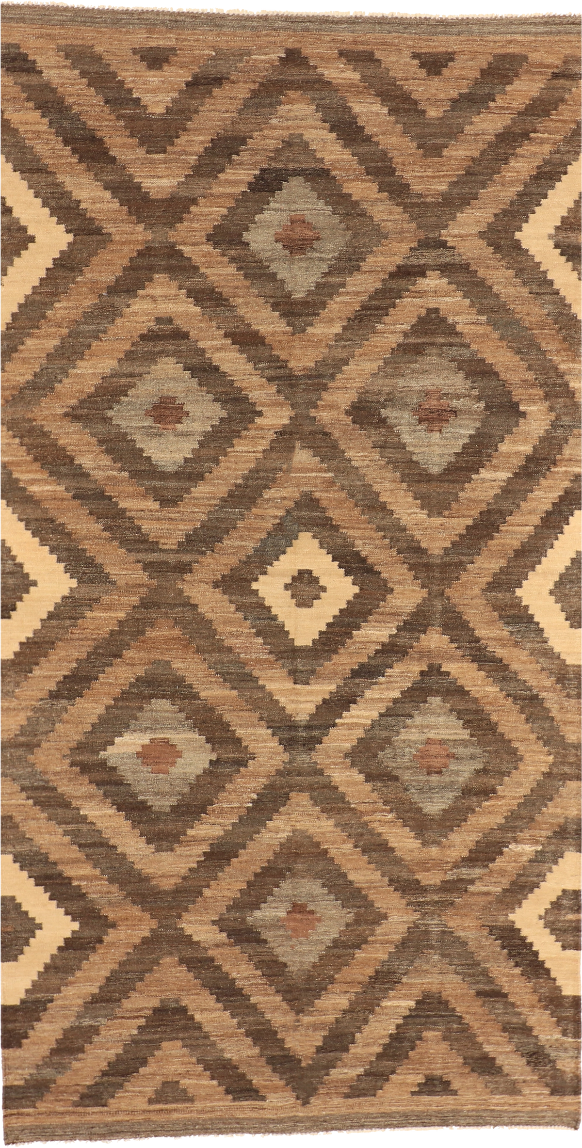 W 5.3 L 9.10 Kilim 100% Wool Hand-Woven Modern Design - 63686