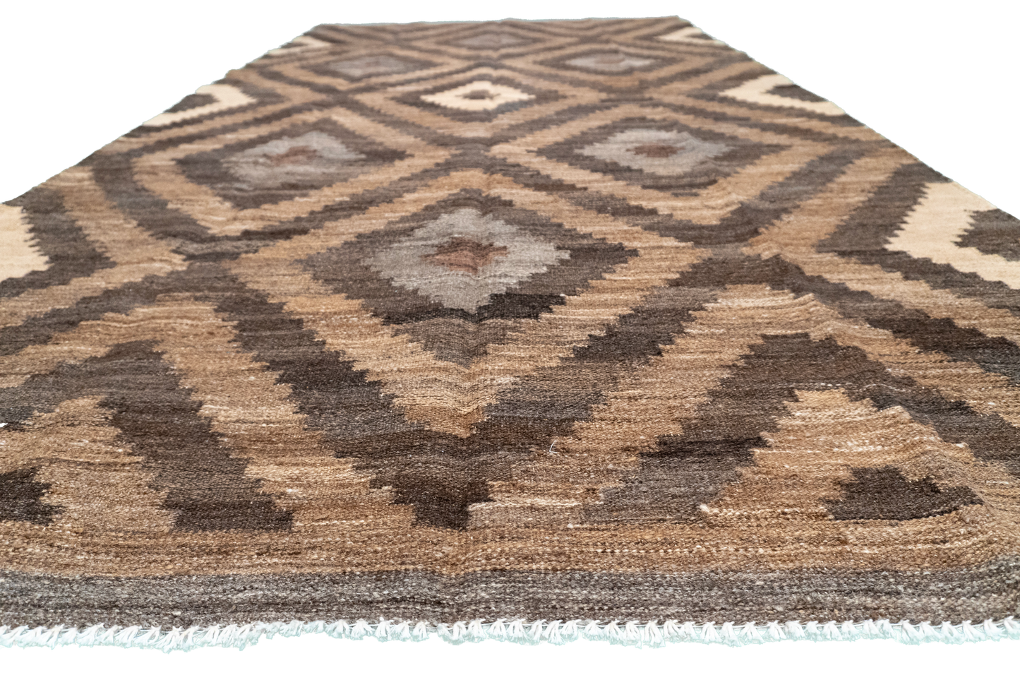 W 5.3 L 9.10 Kilim 100% Wool Hand-Woven Modern Design - 63686