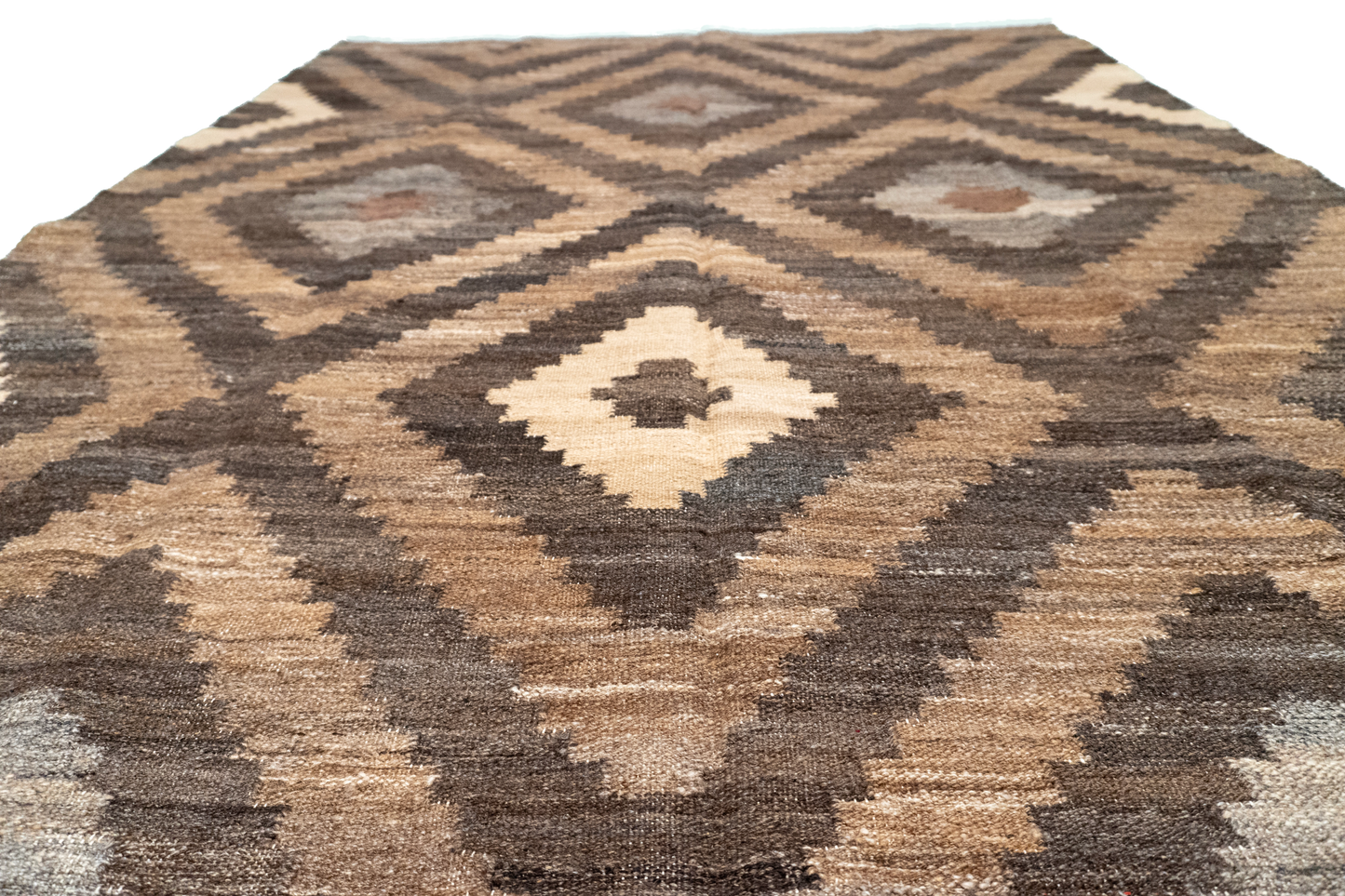 W 5.3 L 9.10 Kilim 100% Wool Hand-Woven Modern Design - 63686
