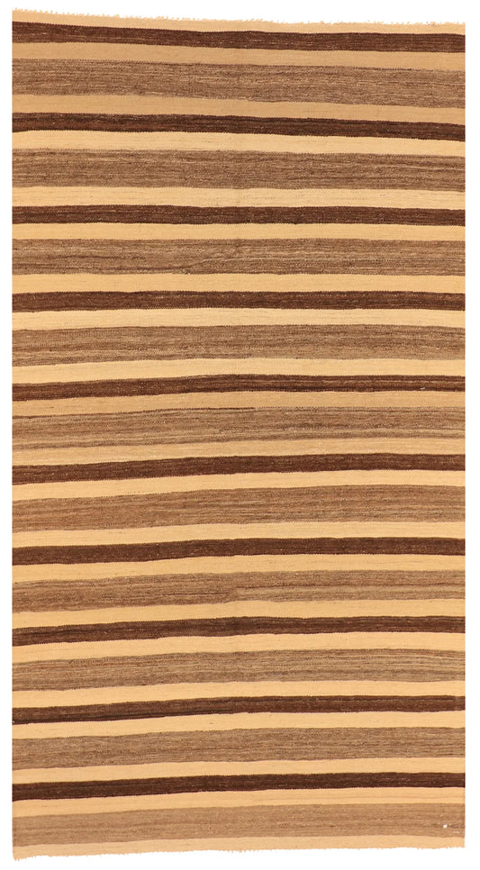 5.6 x 9.7 - Kilim Fine/Wool Modern Rectangle - Finest Hand-Knotted Quality Wool — 63687