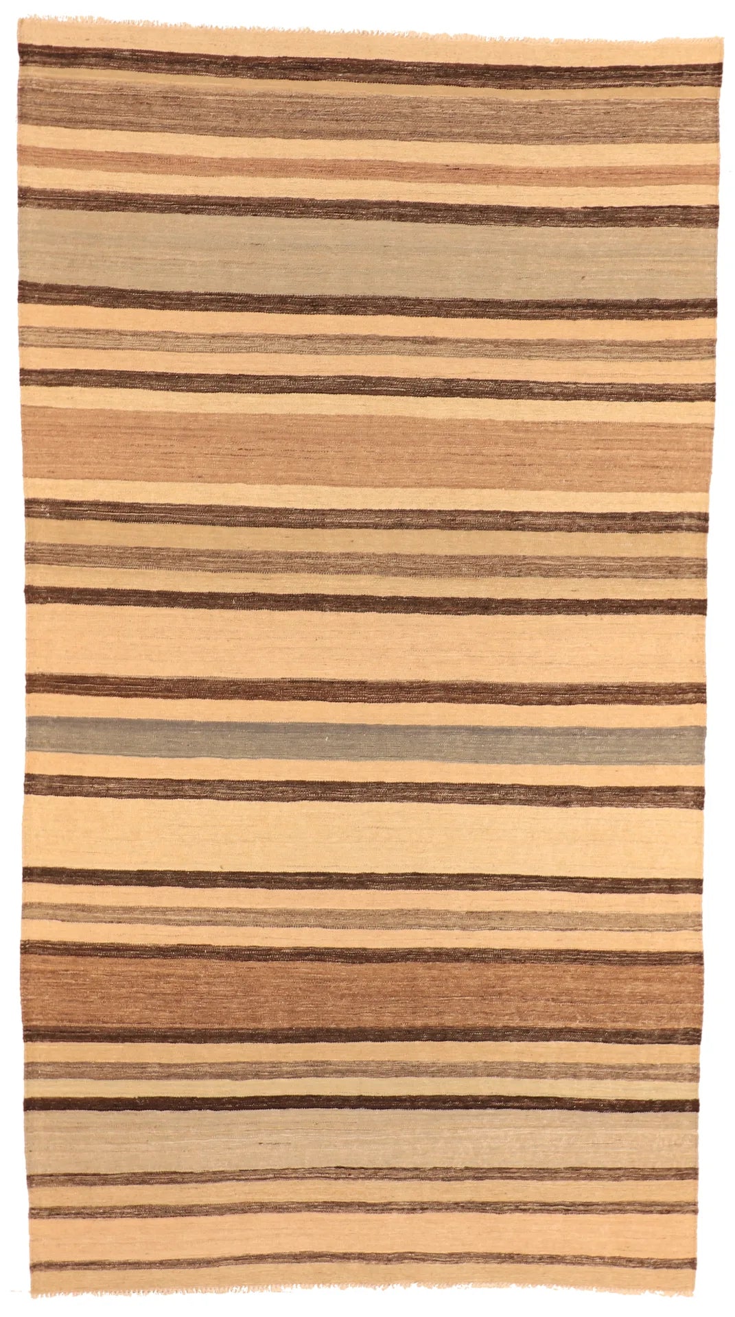 5.5 x 9.11 - Kilim Fine/Wool Modern Rectangle - Finest Hand-Made Quality Wool — 63688