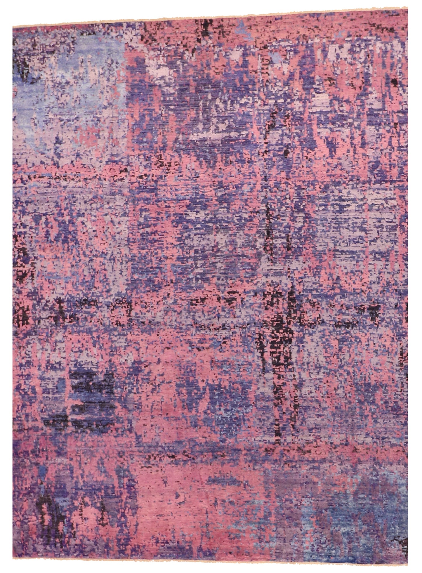 W 8 x 10 L Modern 100% Wool Handmade - 63772