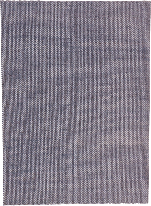 W 5.5 - L 7.4 Modern 100% Wool Hand-Woven All-Over Design - 63790