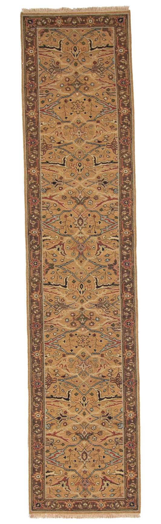 W 2.7 L 11.9 Sumak Runner 100% Wool Handmade All Over Design - 63800