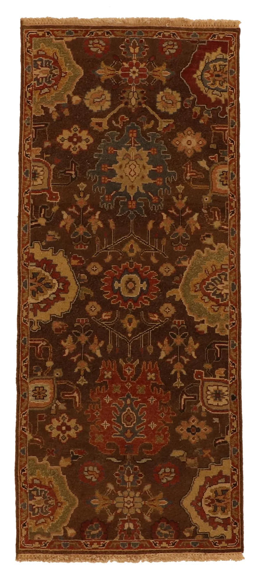 2.6 x 5.10 - Kilim Fine/Wool All Over Rectangle - Finest Hand-Made Quality Wool — 63801