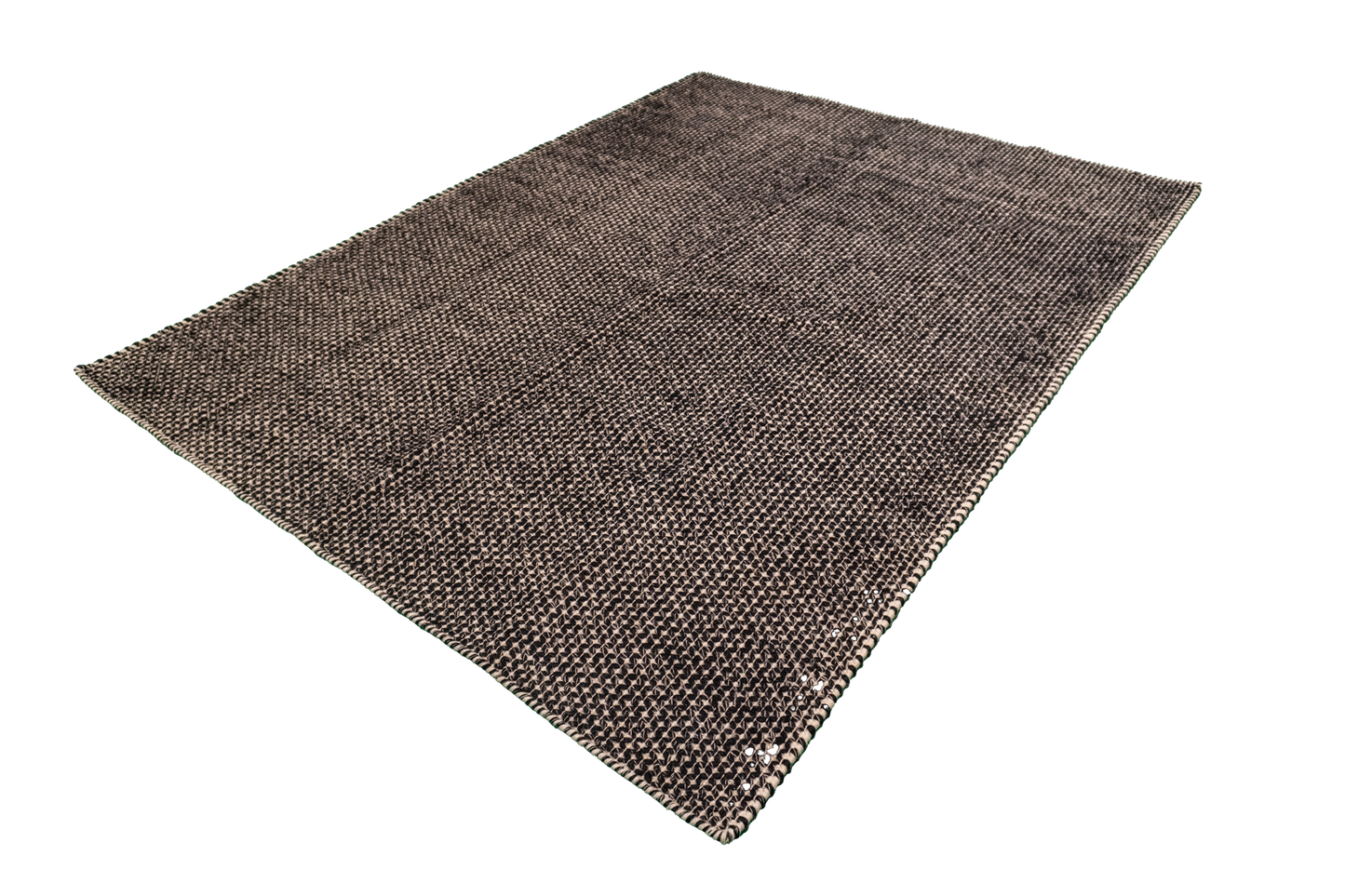 W 5.5 - L 7.4 - Kilim Wool Contemporary Rectangle - Finest Hand-Made Quality Wool - 63812