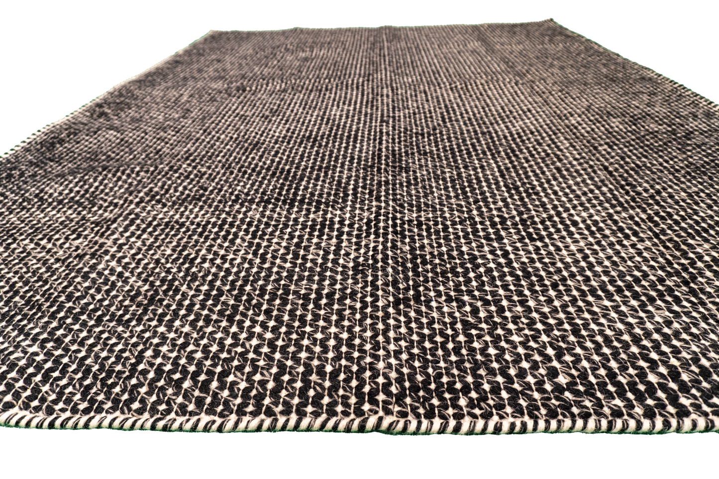 W 5.5 - L 7.4 - Kilim Wool Contemporary Rectangle - Finest Hand-Made Quality Wool - 63812
