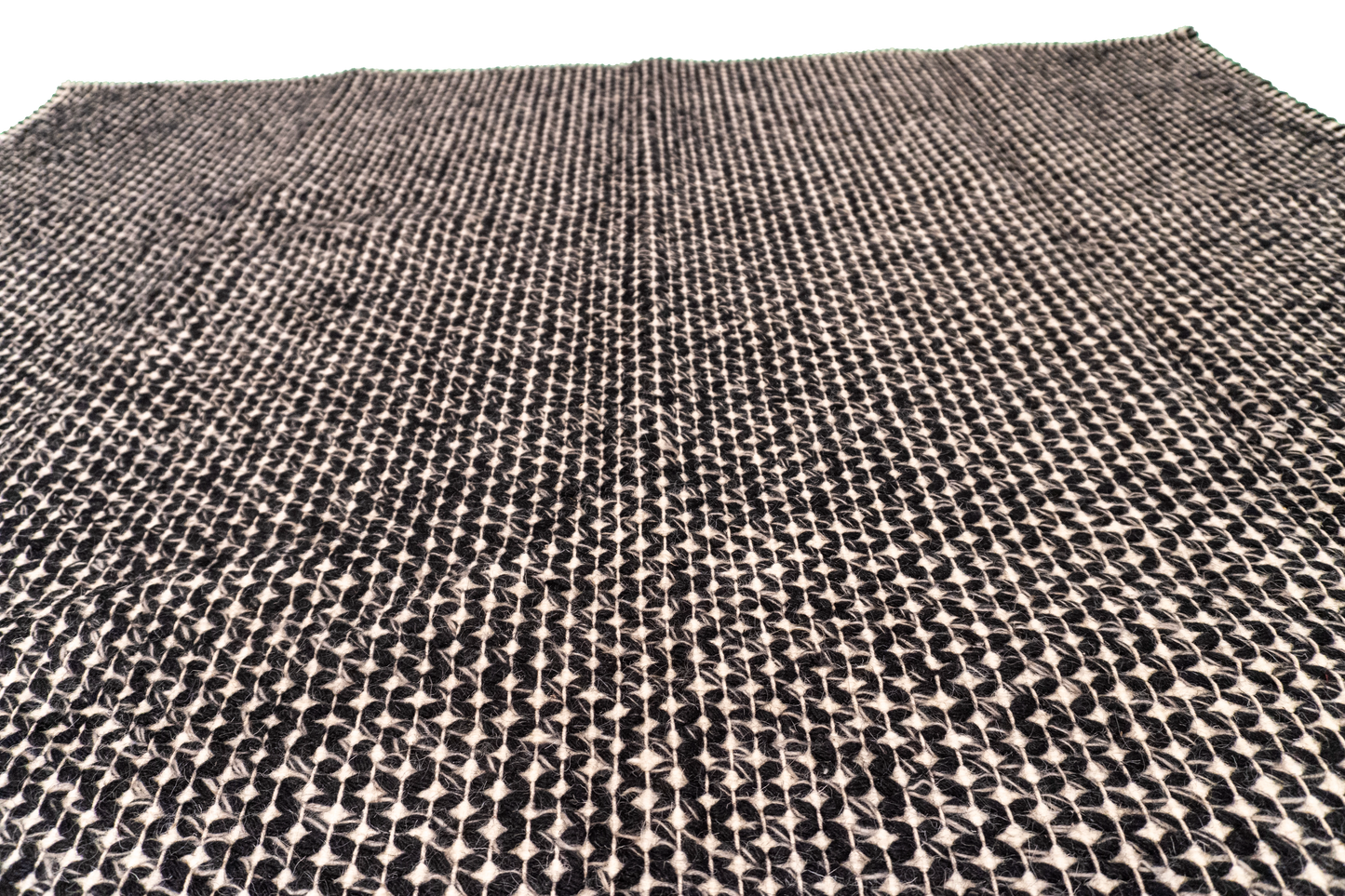 W 5.5 - L 7.4 - Kilim Wool Contemporary Rectangle - Finest Hand-Made Quality Wool - 63812