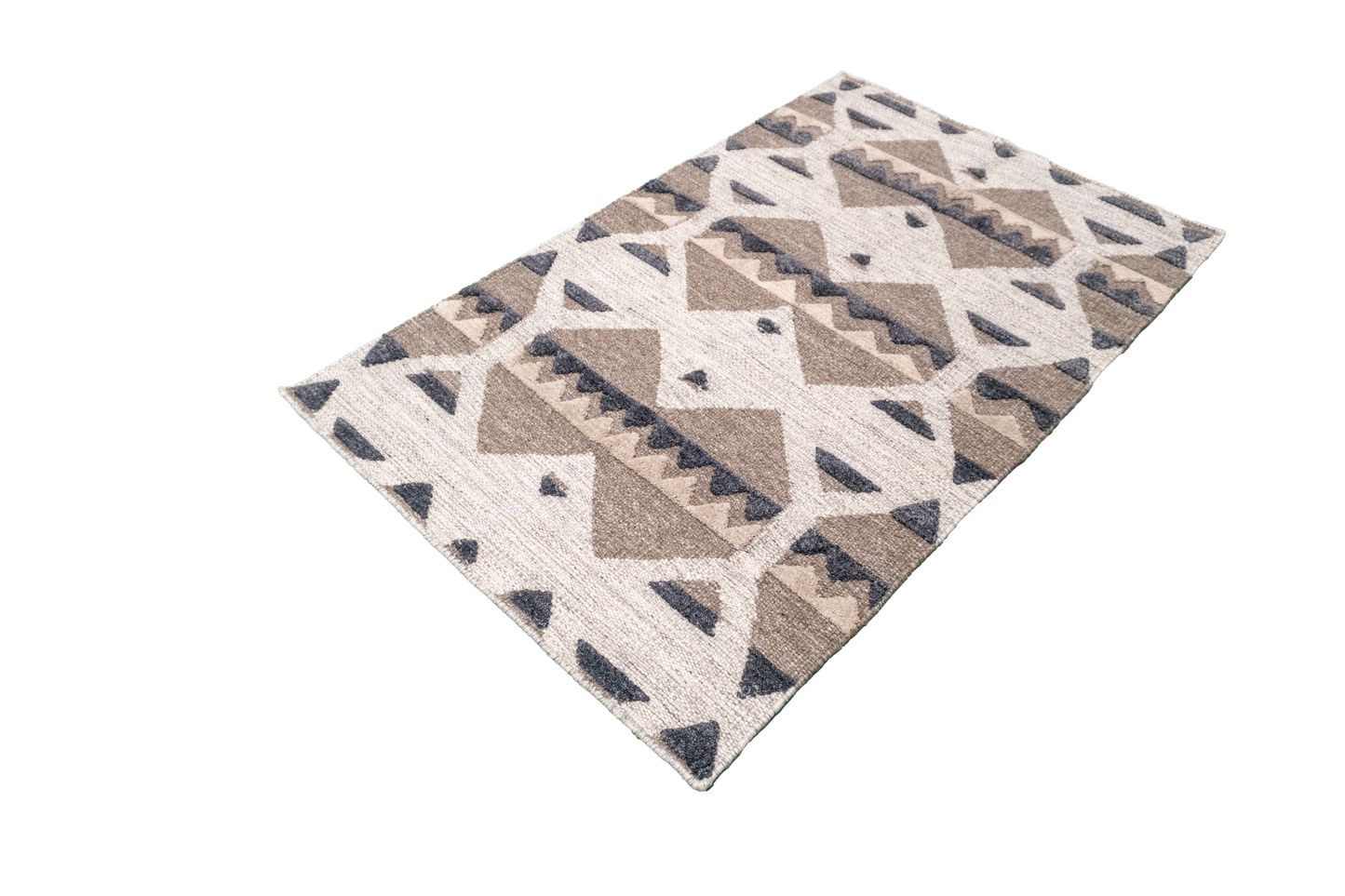 W 3 L 4.10 Kilim 100% Wool Hand-Woven Modern Design - 63827