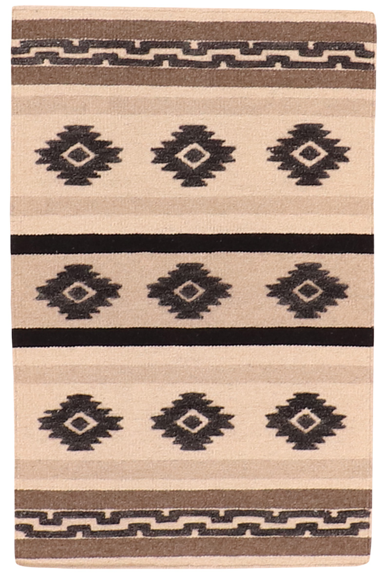 4.4 x 6 - Modern Fine Kilim Rectangle - Hand Woven Rug — 63833