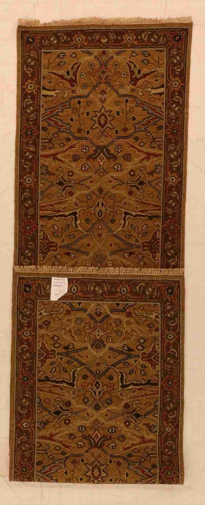 W 2.6 - L 9.10 - Kerman Fine/Wool Kilim Rectangle - Finest Hand-Made Quality Wool - 63852