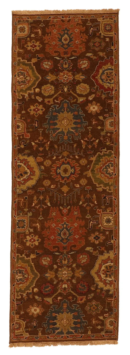 2.6 x 7.9 - Bakhtiarie Fine/Wool Kilim Rectangle - Finest Hand-Made Quality Wool — 63853