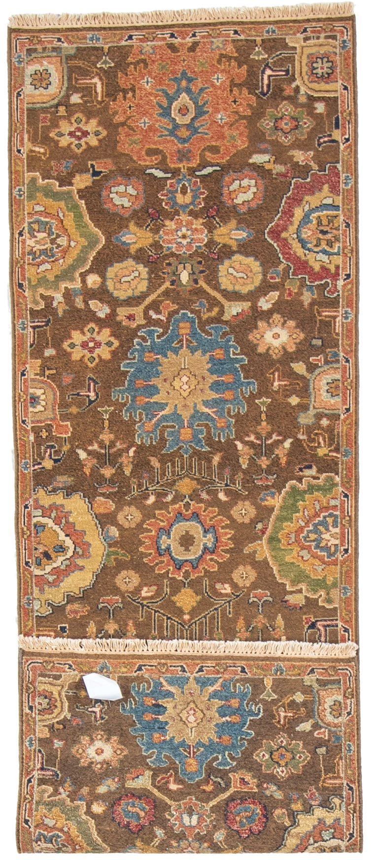 W 2.6 L 7.9 Bakhtiarie Runner 100% Wool Handmade All Over Design - 63853