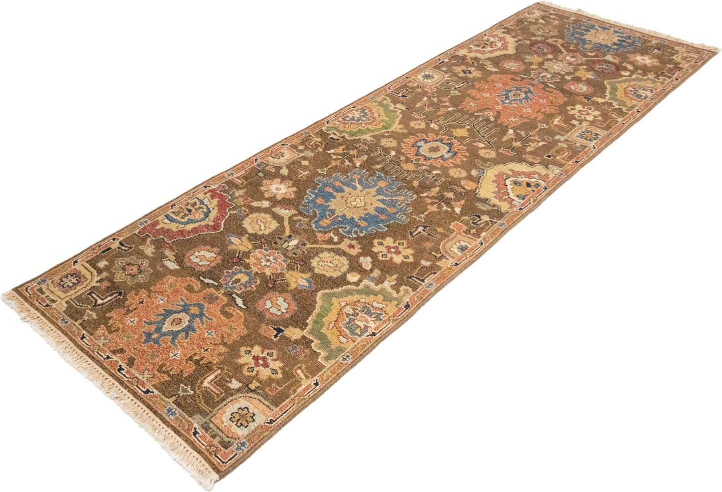 W 2.6 L 7.9 Bakhtiarie Runner 100% Wool Handmade All Over Design - 63853