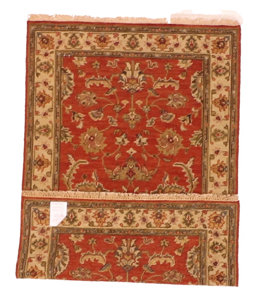 W 3 L 5 Tabriz Sumak 100% Wool Hand-Woven All-Over Design - 63860