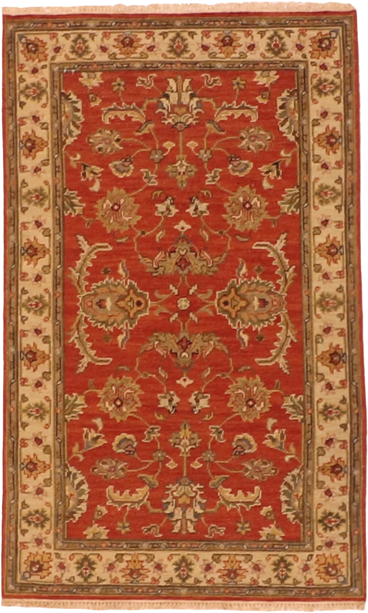 W 3 - L 5 Tabriz-Sumak 100% Wool Hand-Woven Rug - 63860