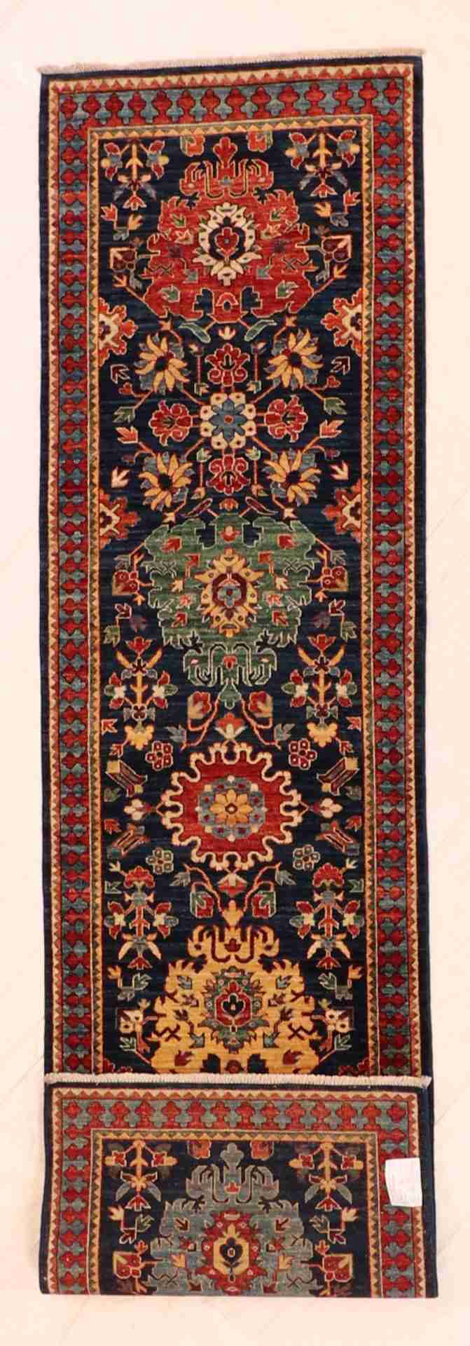 W 2.9 - L 10.7 - Ziegler Fine/Wool All Over Rectangle - Finest Hand-Knotted Quality Wool - 63897