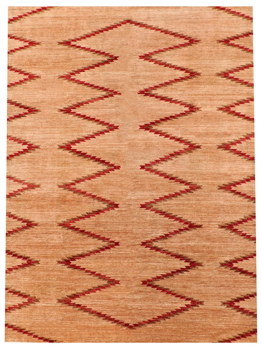 8.11 x 12 - Mountain Modern Wool All Over Rectangle - Hand Woven Rug — 63942