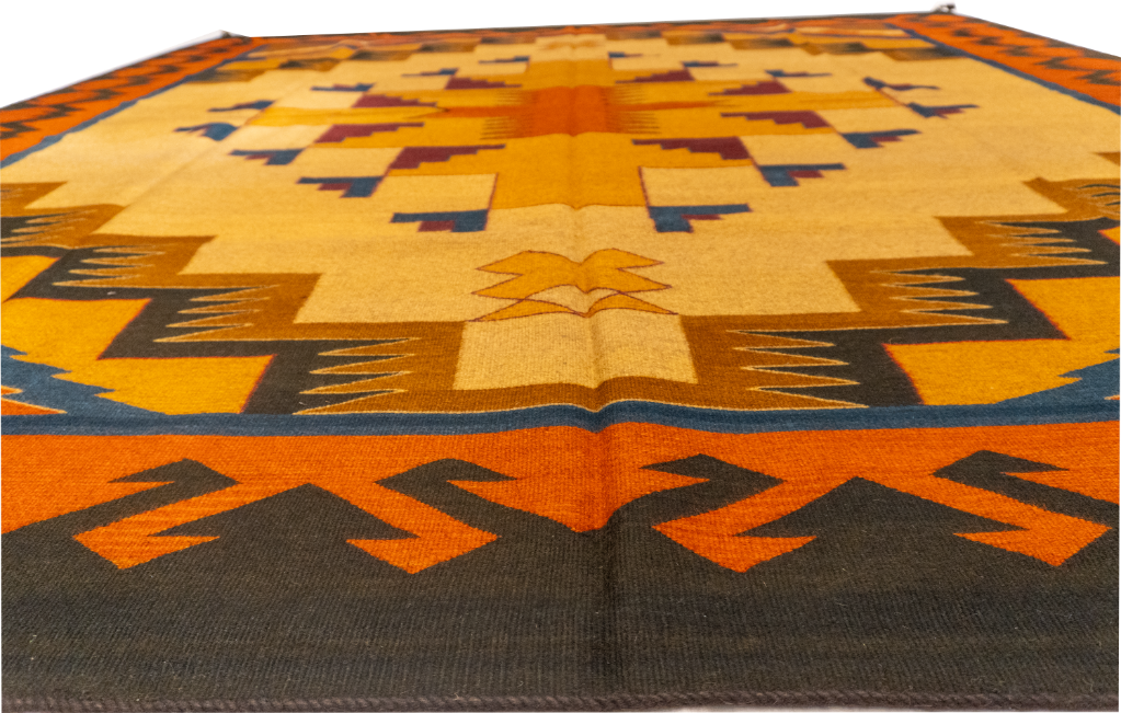 W 9.8 - L 9.8 - Zapatic Fine/Wool All Over Square - Finest Hand-Made Quality Wool - 63996