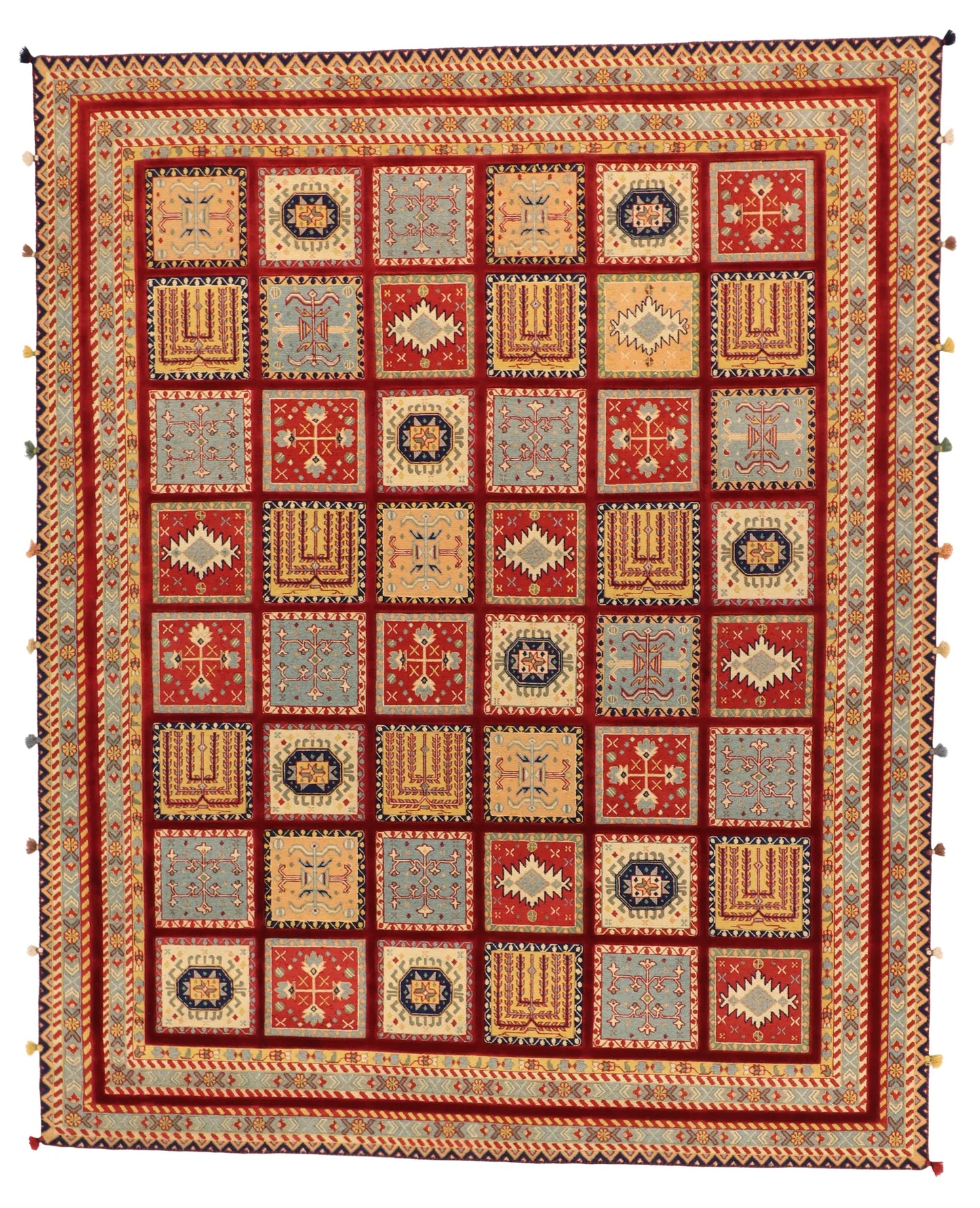 8.1 x 10 - Bakhtiarie Fine/Wool All Over Rectangle - Hand Woven Rug — 64098