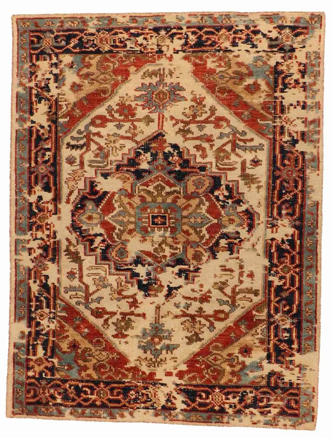 5x7 - Serapie Fine/Wool All Over Rectangle - Hand Knotted Rug — 64135