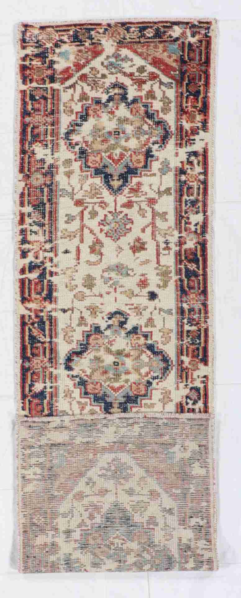 W 2.9 - L 9.11 - Serapie Fine/Wool All Over Rectangle - Finest Hand-Knotted Quality Wool - 64138