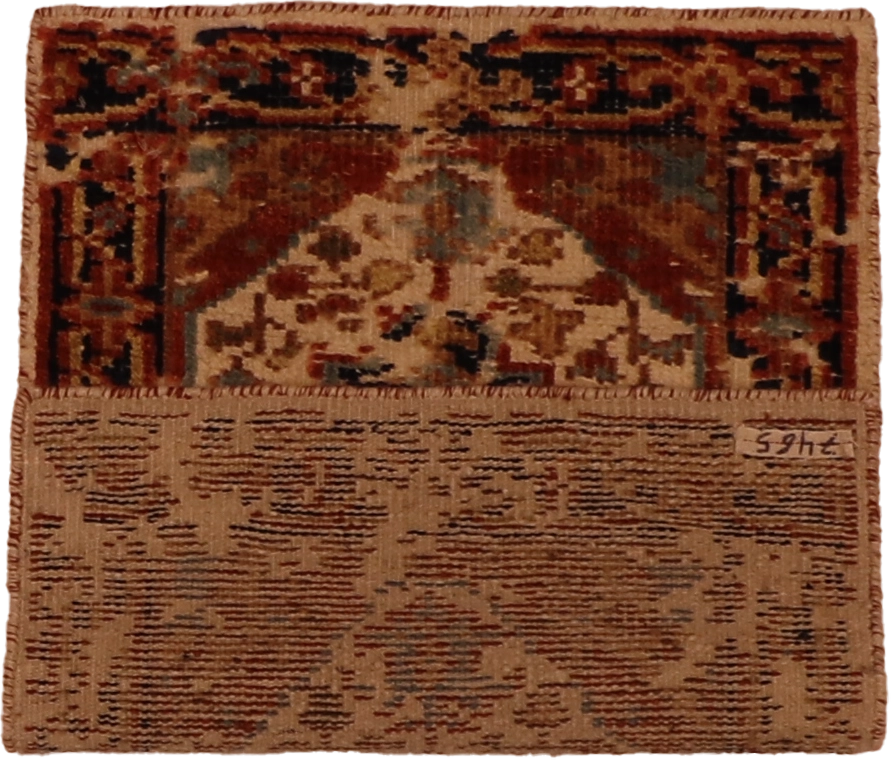 W 2 - L 3 - Serapie Fine/Wool All Over Rectangle - Finest Hand-Knotted Quality Wool - 64139